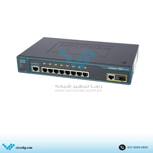سوئیچ سیسکو مدل WS-C2960-8TC-L