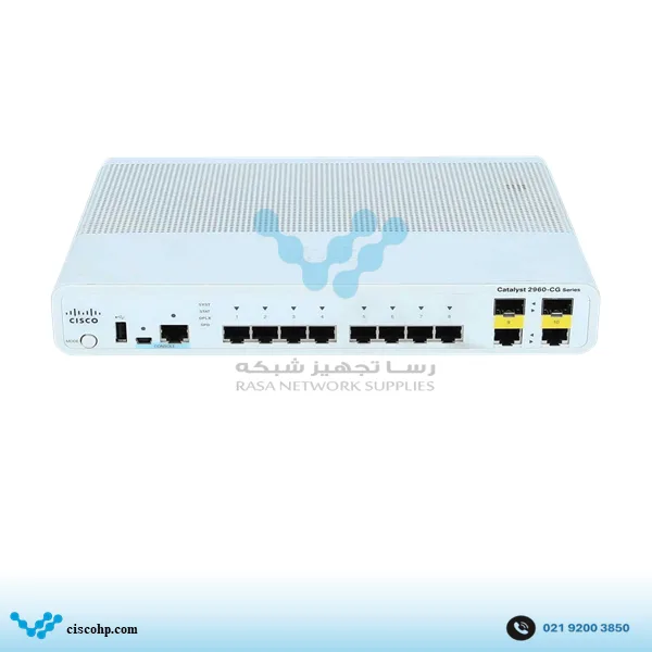 سوئیچ سیسکو مدل WS-C2960CG-8TC-L