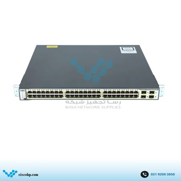 سوئیچ سیسکو مدل WS-C3750G-48PS-S
