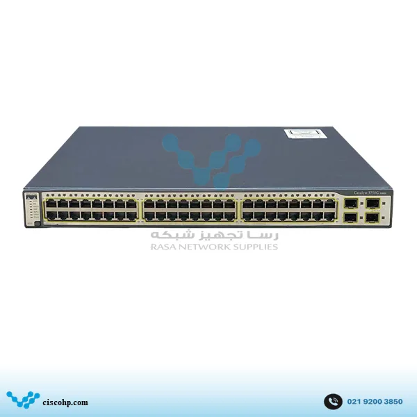 سوئیچ سیسکو مدل WS-C3750G-48TS-S