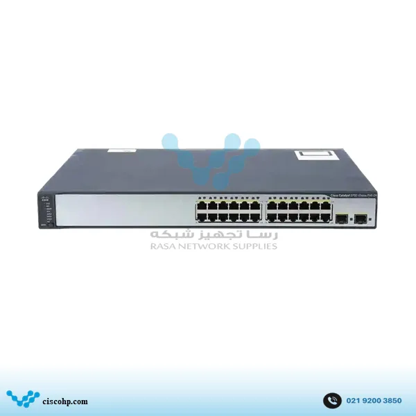 سوئیچ سیسکو مدل WS-C3750V2-24PS-S