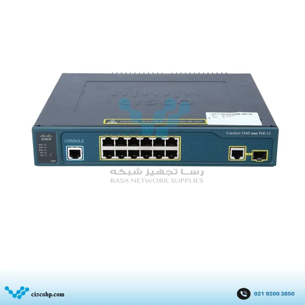 سوئیچ سیسکو مدل WS-C3560-12PC-S